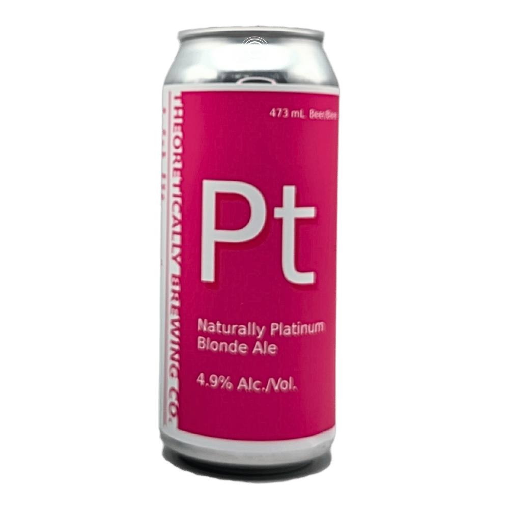 Naturally Platinum Blonde Ale by Theoretically Brewing Company, beer label