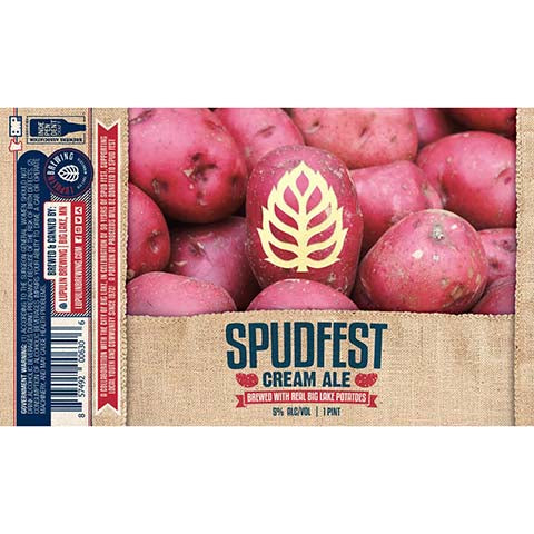 Lupulin Spudfest Cream Ale by Lupulin Brewing, beer label