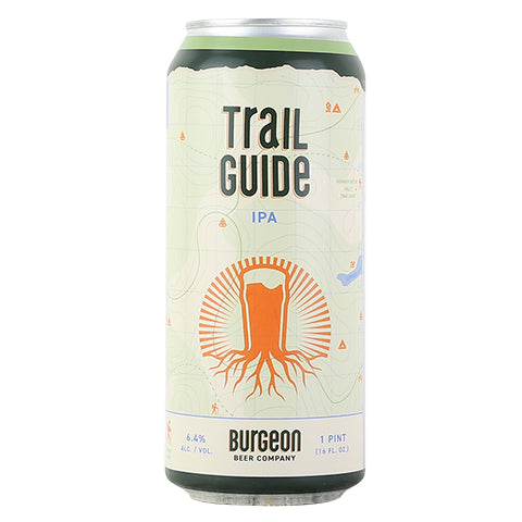 Burgeon Trail Guide IPA by Burgeon Beer Company, beer label