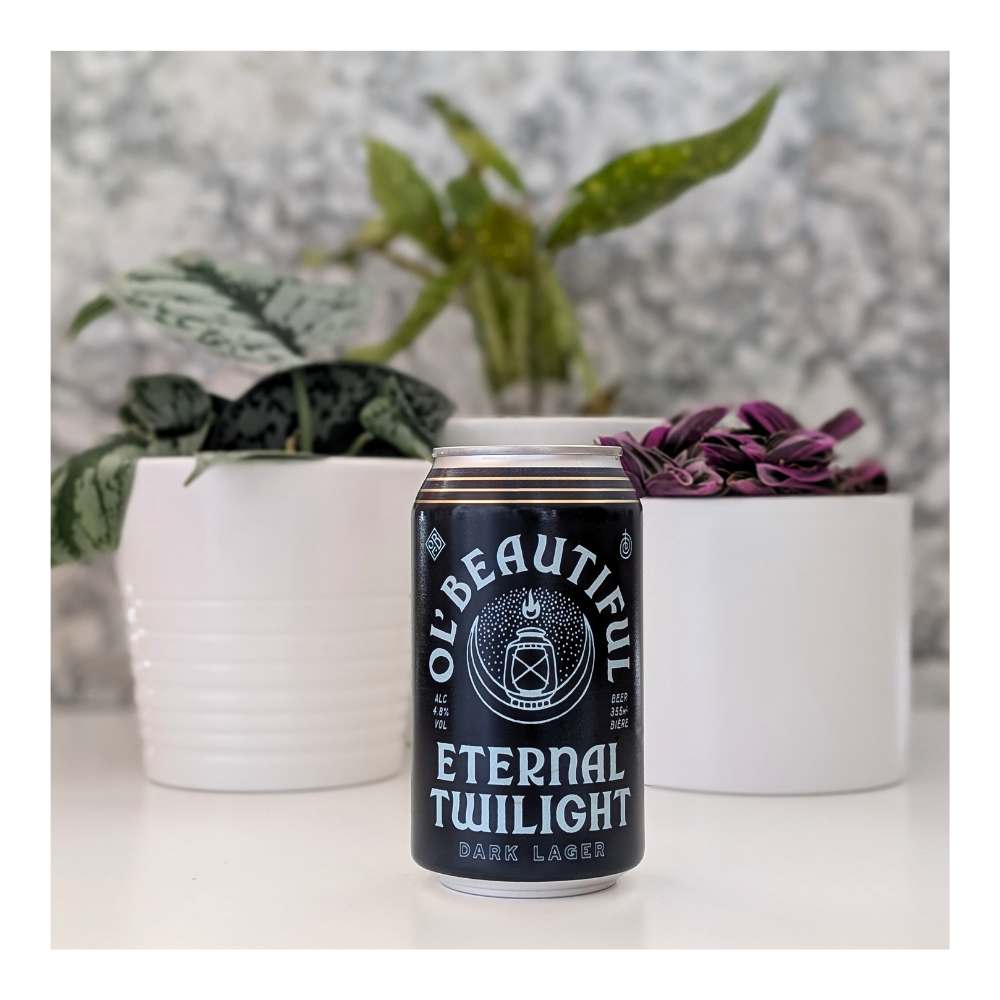 Eternal Twilight Dark Lager by Ol' Beautiful Brewing Company, beer label