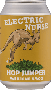 Electric Nurse Hop Jumper by Brewtrade Sweden, beer label