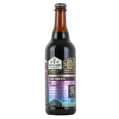 Bottle Logic Cool Your Jets Stout by Bottle Logic Brewing, beer label