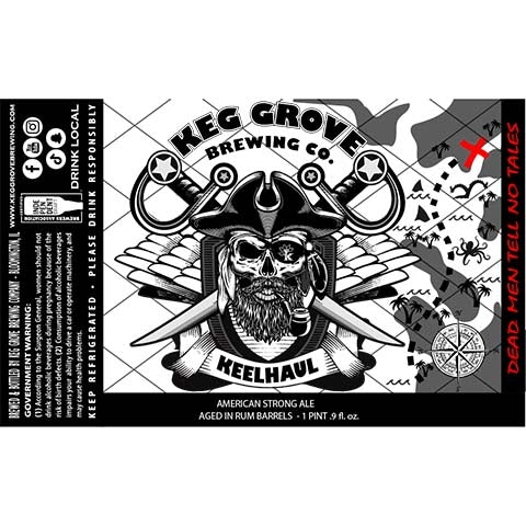 Keg Grove Keelhaul Strong Ale by Keg Grove Brewing Company, beer label