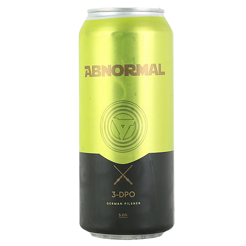Abnormal 3-DPO German Pilsner by Abnormal Beer Company, beer label