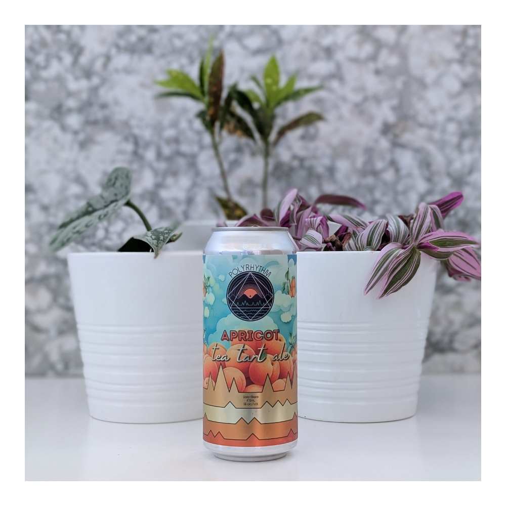 Apricot Cream Tea Tart Ale by Polyrhythm Brewing, beer label