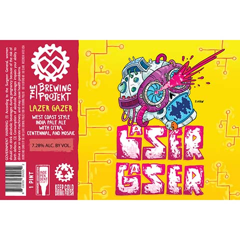 The Brewing Projekt Laser Gazer West Coast IPA by The Brewing Projekt, beer label