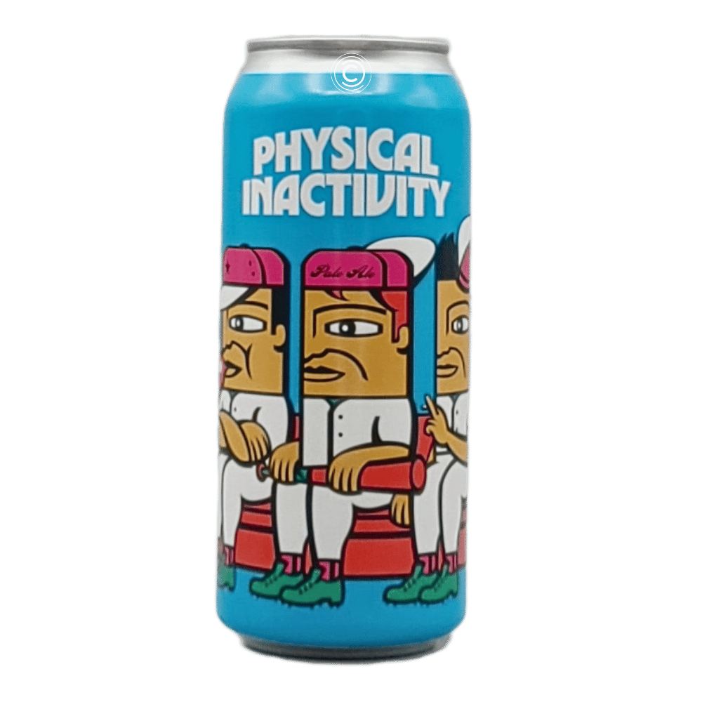 Physical Inactivity Pale Ale by Refined Fool Brewing Company, beer label