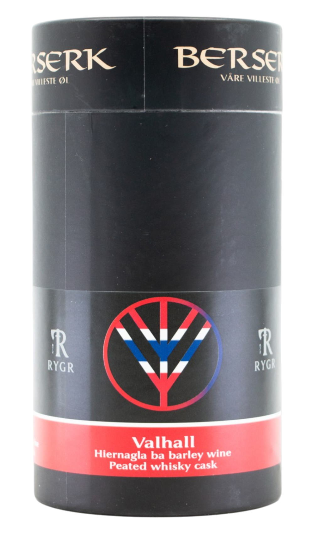RYGR Valhall Hiernagla Peated Whisky Cask by RYGR Brygghús, beer label