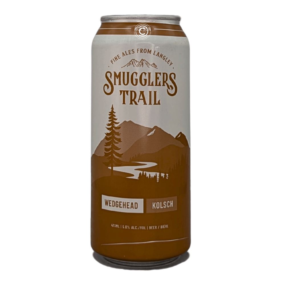 Wedgehead Kolsch by Smugglers Trail Caskworks, beer label
