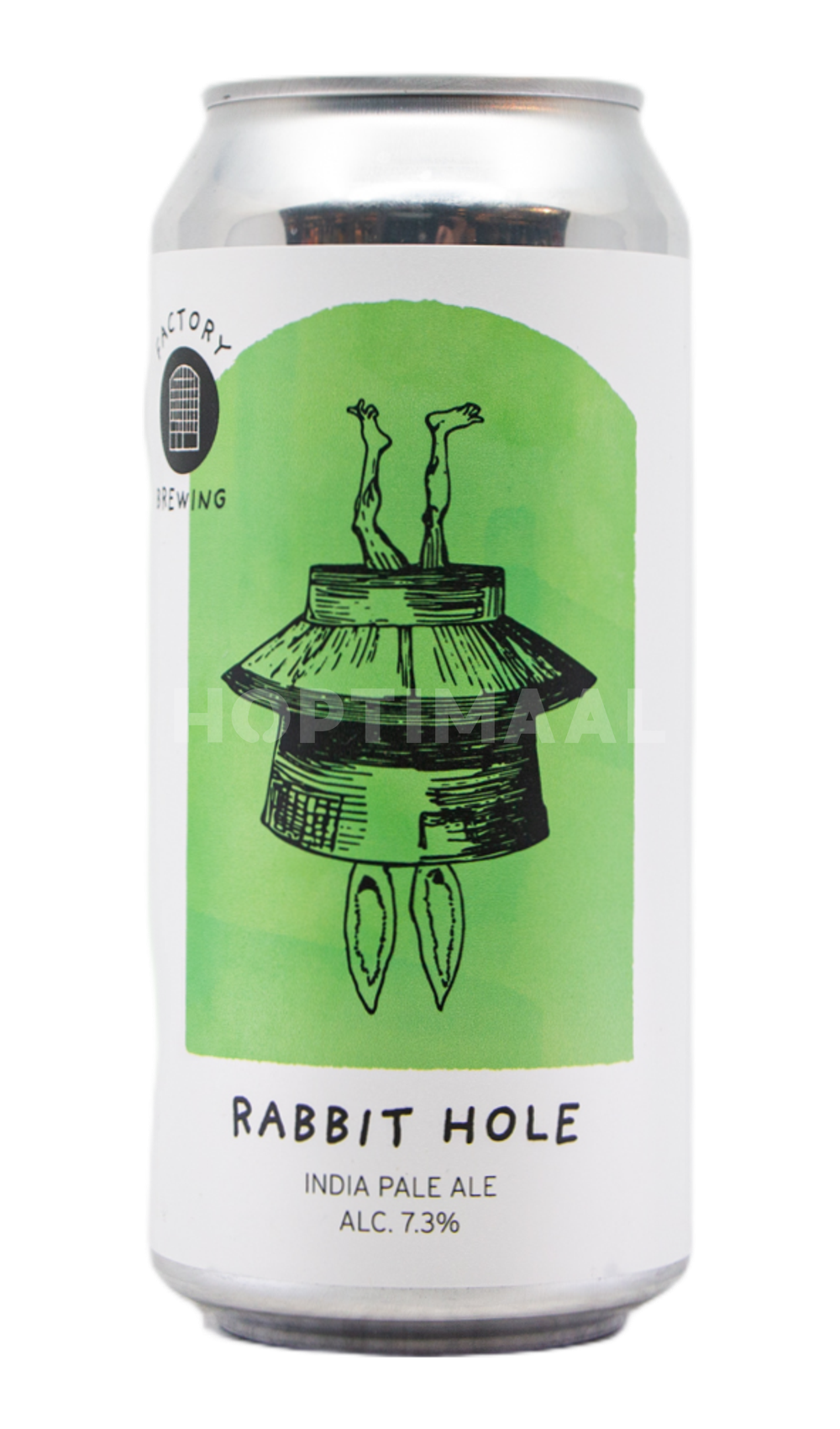 Factory Rabbit Hole by Factory Brewing, beer label