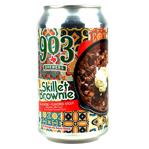 903 Skillet Brownie A La Mode Flavored Stout by 903 Brewers, beer label