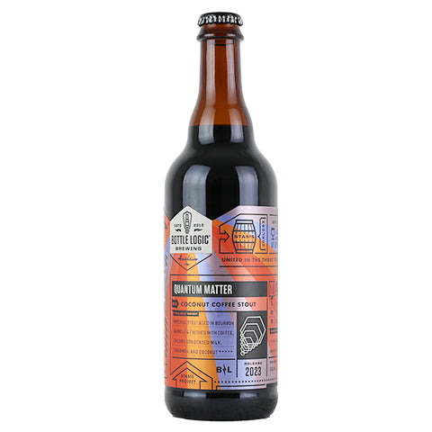 Bottle Logic Quantum Matter Stout by Bottle Logic Brewing, beer label