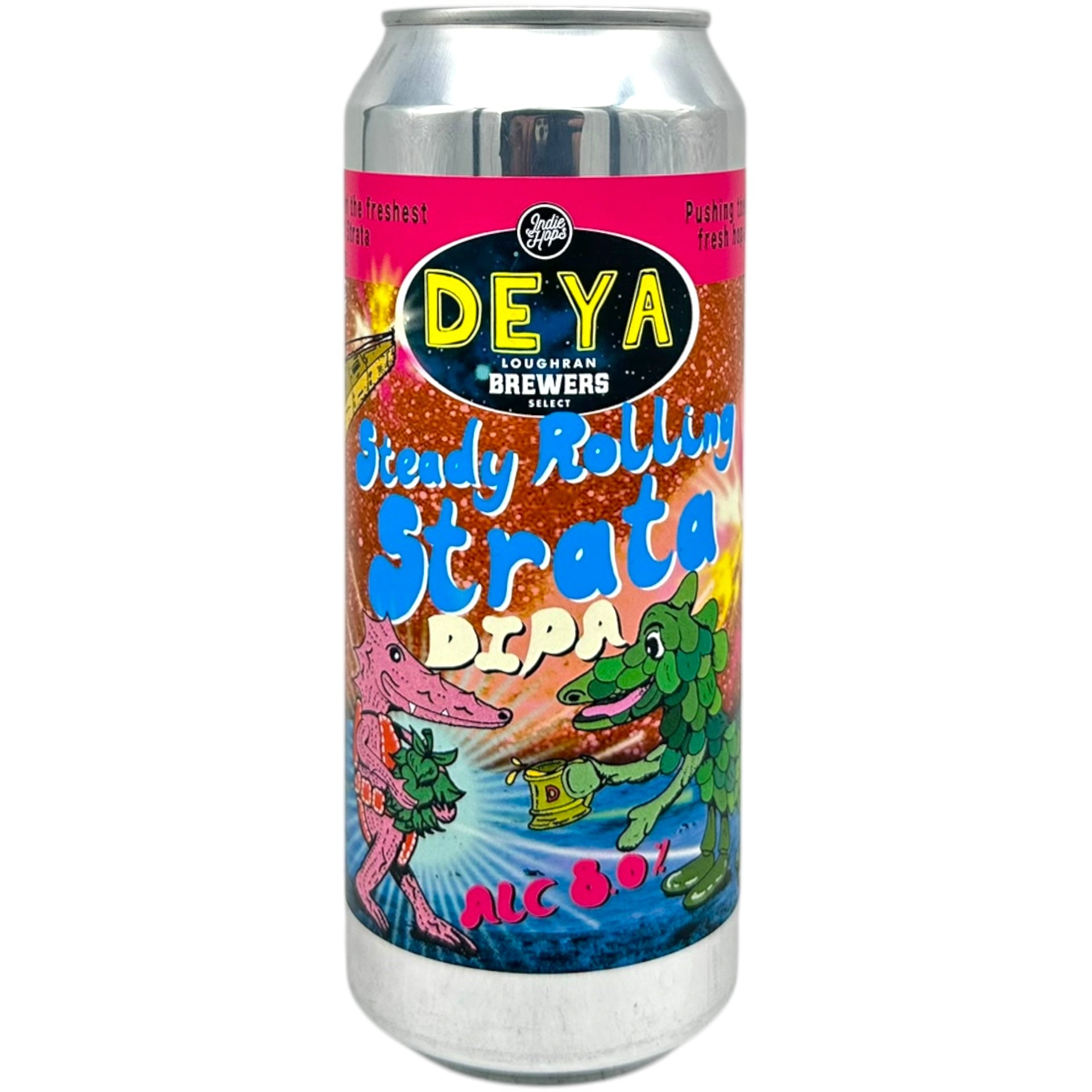 DEYA Double Steady Rolling Man Strata DIPA 2024 by Deya Brewing Company, beer label