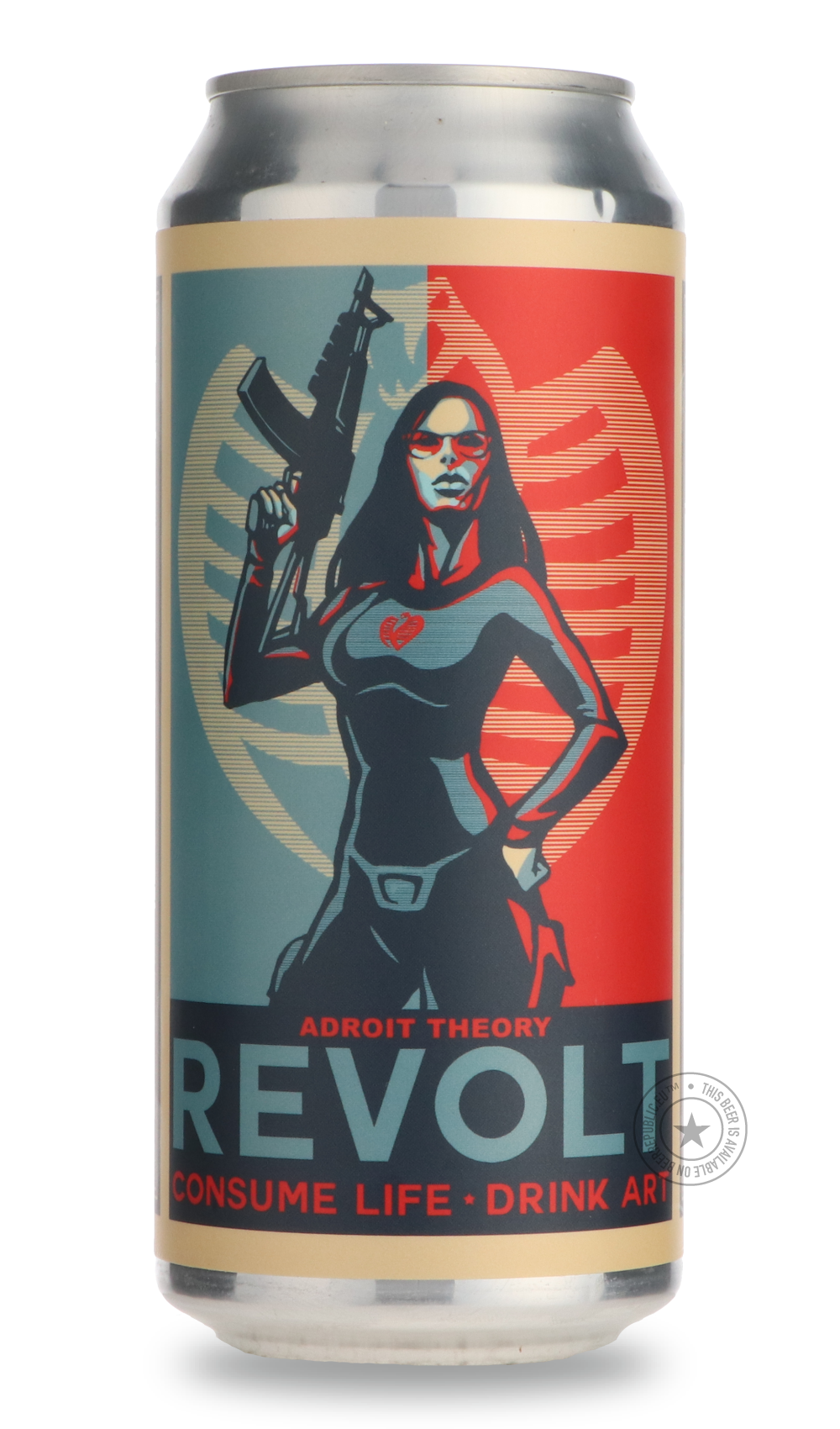 REVOLT (Ghost REVOLT) by Adroit Theory Brewing Company, beer label