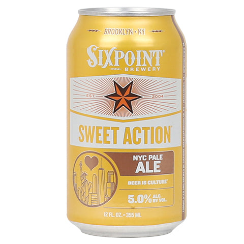 Sixpoint Sweet Action NYC Pale Ale by Sixpoint Brewery, beer label