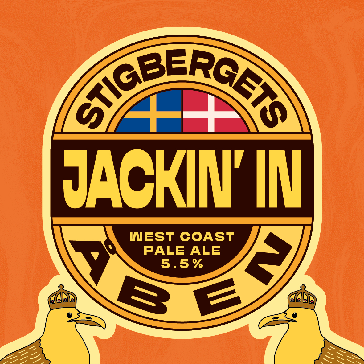 Jackin’ In by Stigbergets Bryggeri, beer label