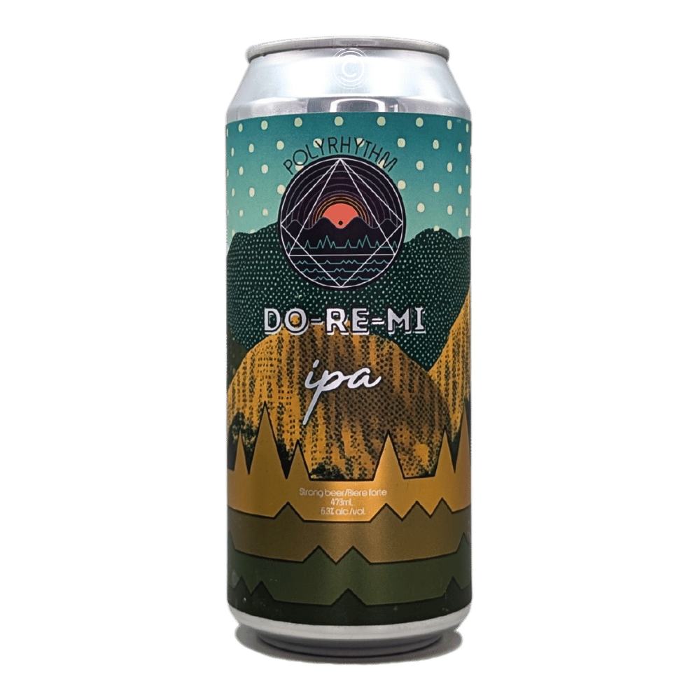 Do-Re-Mi West Coast IPA by Polyrhythm Brewing, beer label