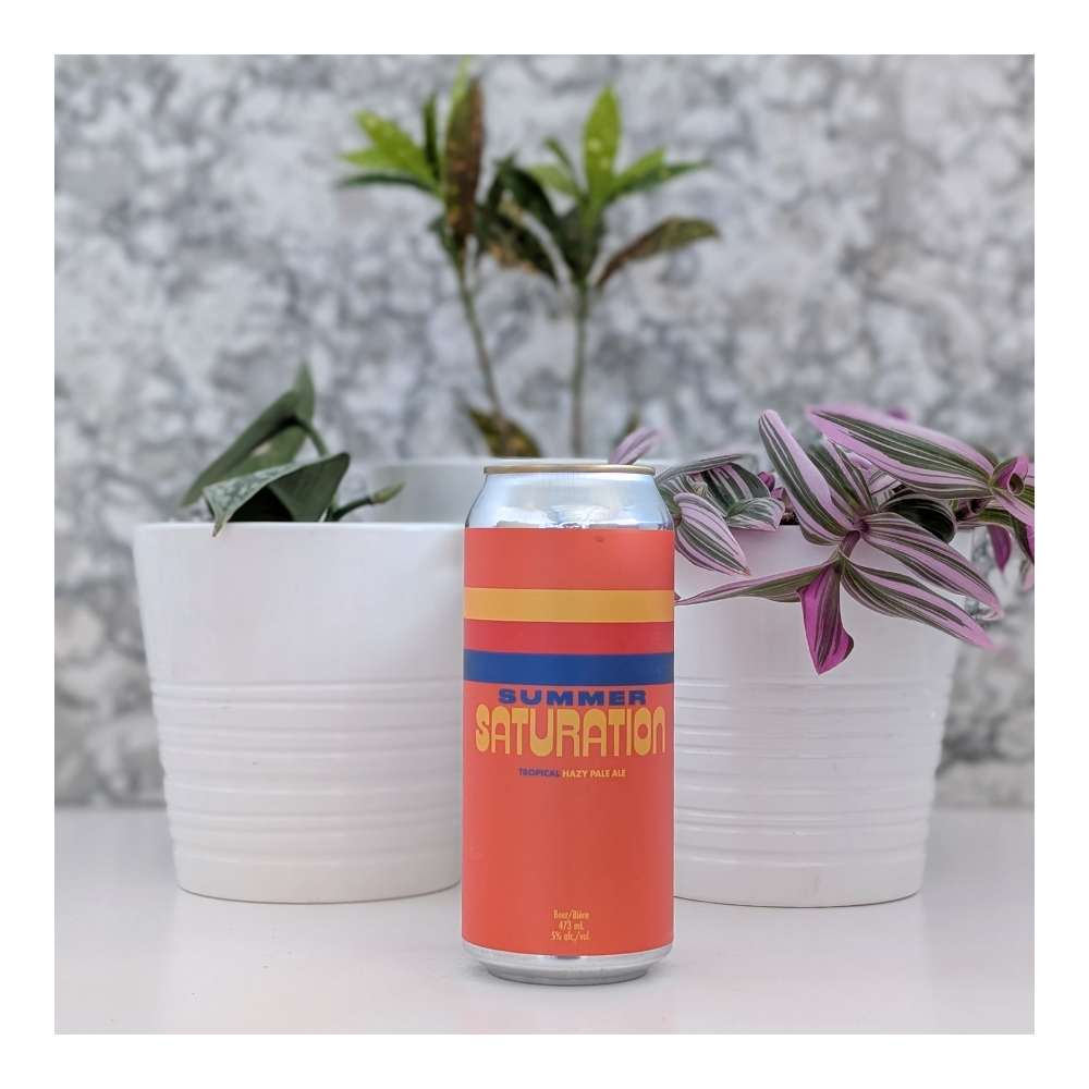 Summer Saturation by Cabin Brewing Company, beer label
