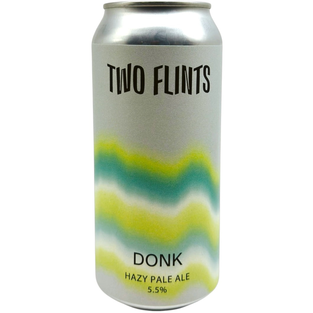 Two Flints Donk by Two Flints, beer label