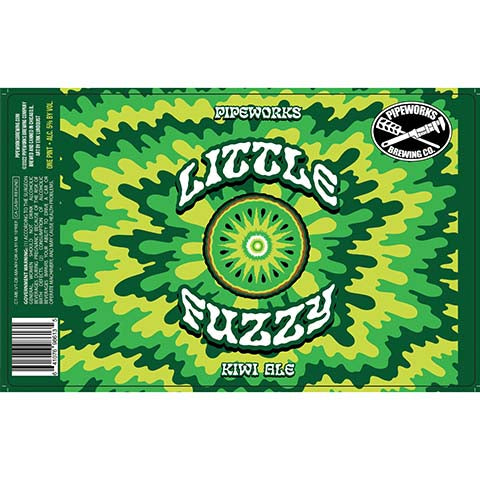 Pipeworks Little Fuzzy Kiwi Ale by Pipeworks Brewing Co, beer label