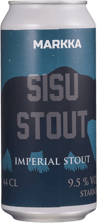 Sisu by Markka, beer label
