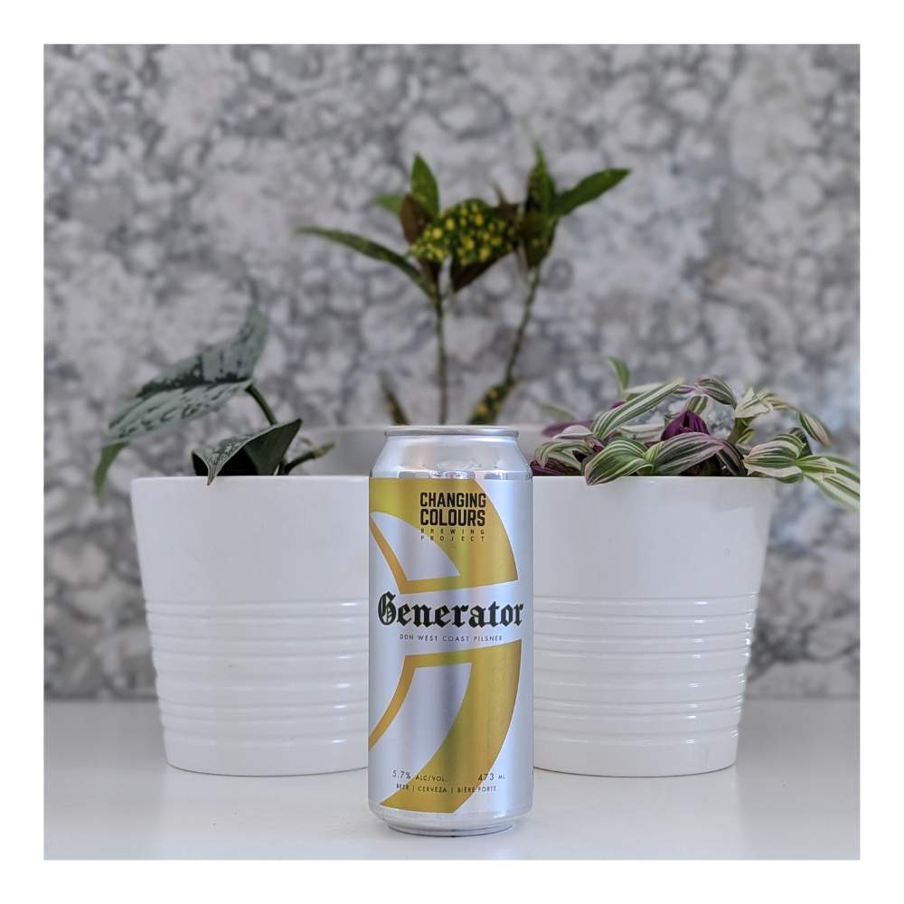 Generator DDH West Coast PIlsner by Changing Colours Brewing Project, beer label