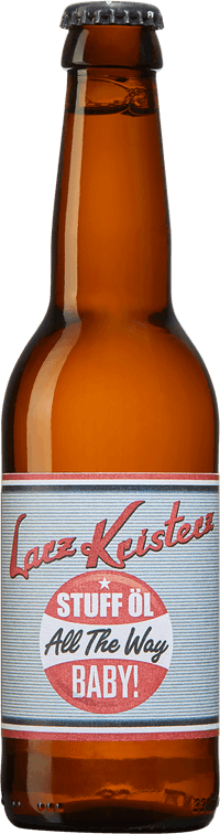 Larz Kristerz Stufföl by Mora Bryggeri, beer label