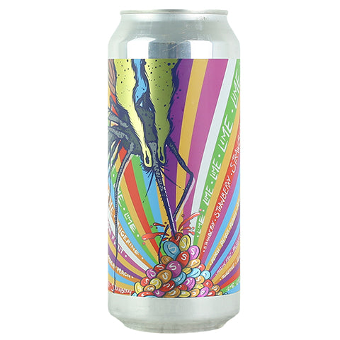 Tripping Animals Moskittle Fruited Sour by Tripping Animals Brewing Co., beer label