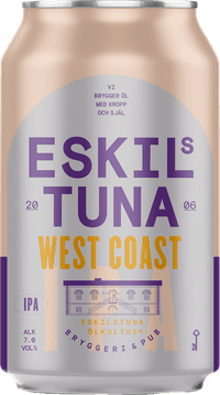 West Coast by Eskilstuna Ölkultur, beer label