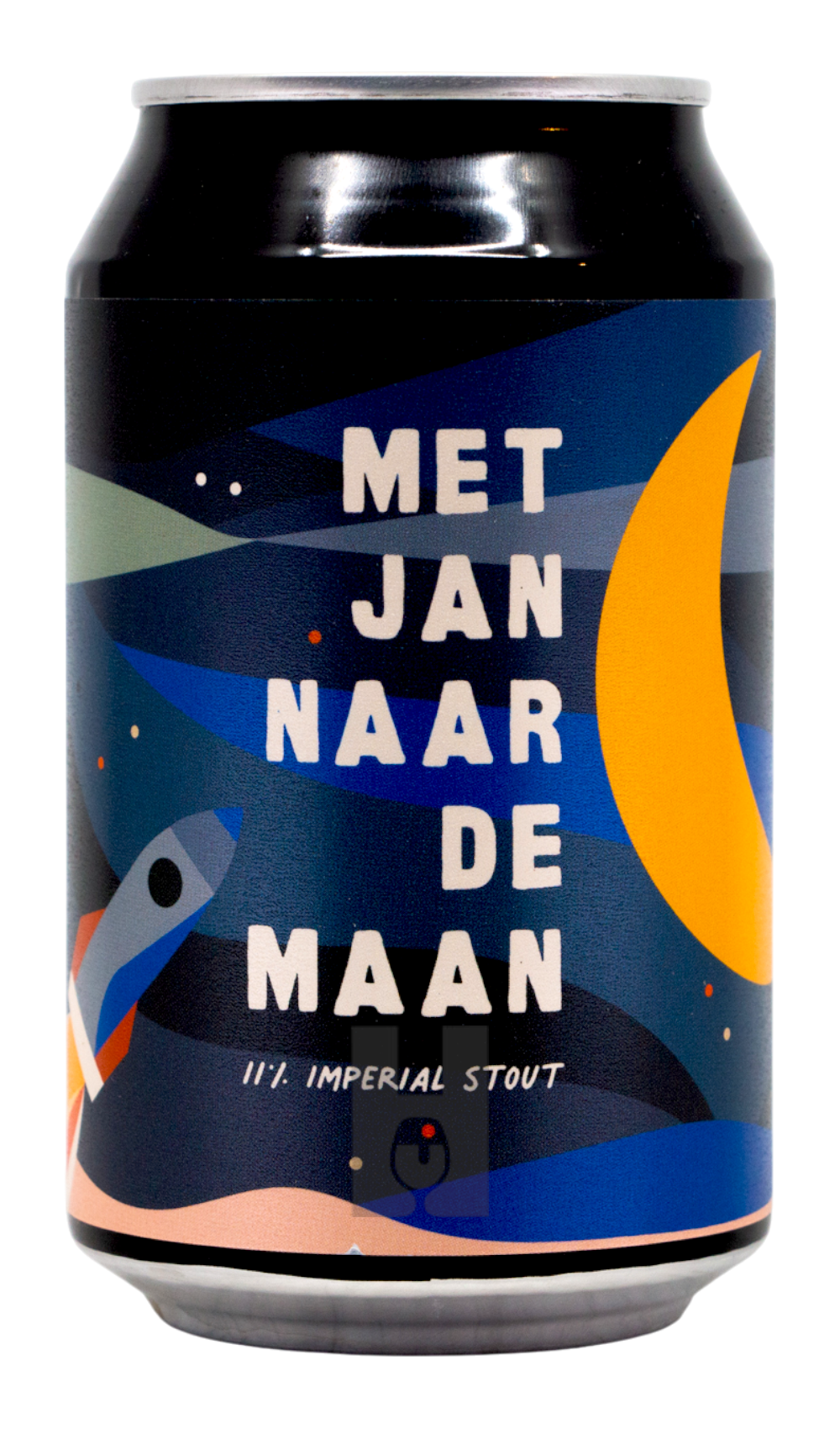 Eleven Met Jan Naar De Maan by Eleven Brewery, beer label