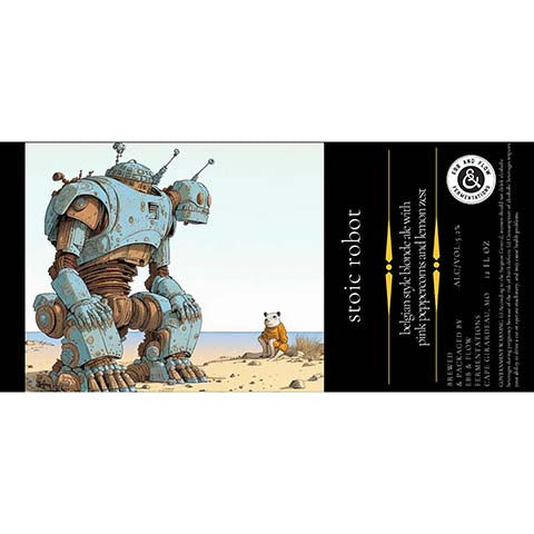 Ebb & Flow Stoic Robot Blonde Ale by Ebb & Flow, beer label