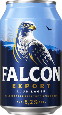Falcon Export by Carlsberg Sverige AB, beer label