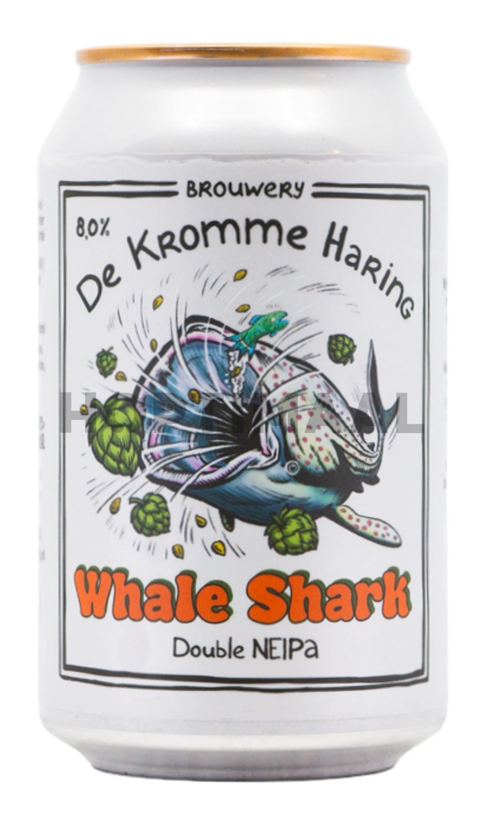 De Kromme Haring Whale Shark With Strata Cryo / Citra Cryo by Brewpub De Kromme Haring, beer label