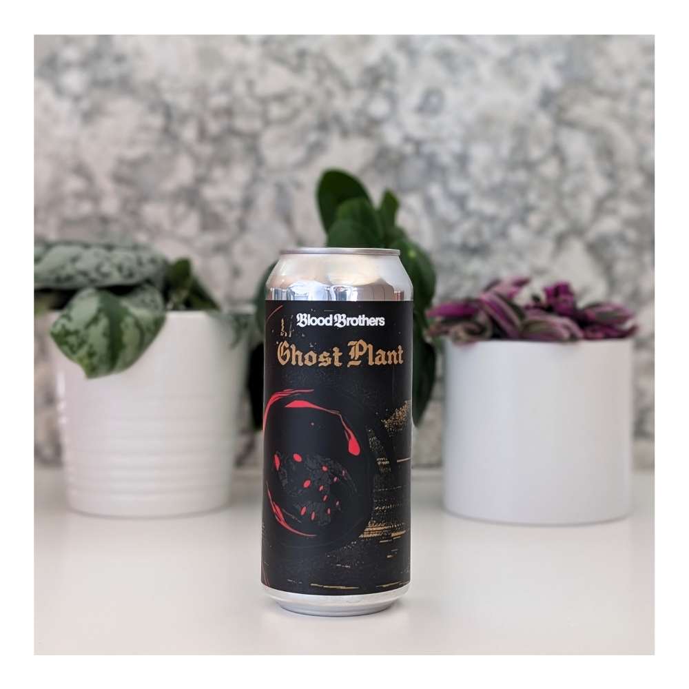 Ghost Plant Hazy Pale Ale by Blood Brothers Brewing, beer label