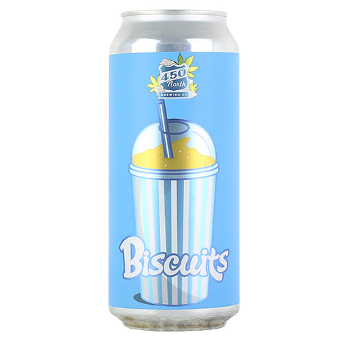 450 North Biscuits Slushy XXL Smoothie-Style Sour by 450 North Brewing Company, beer label
