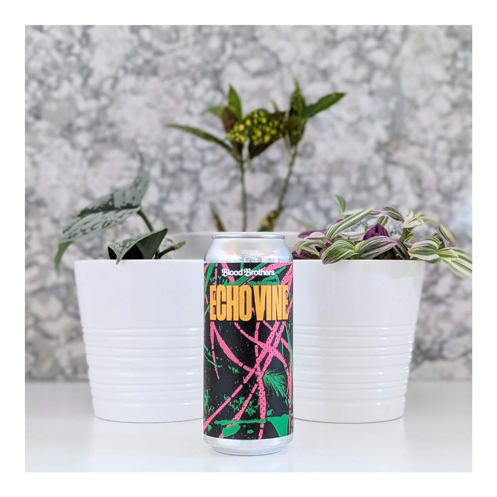 Echo Vine Hazy IPA by Blood Brothers Brewing, beer label