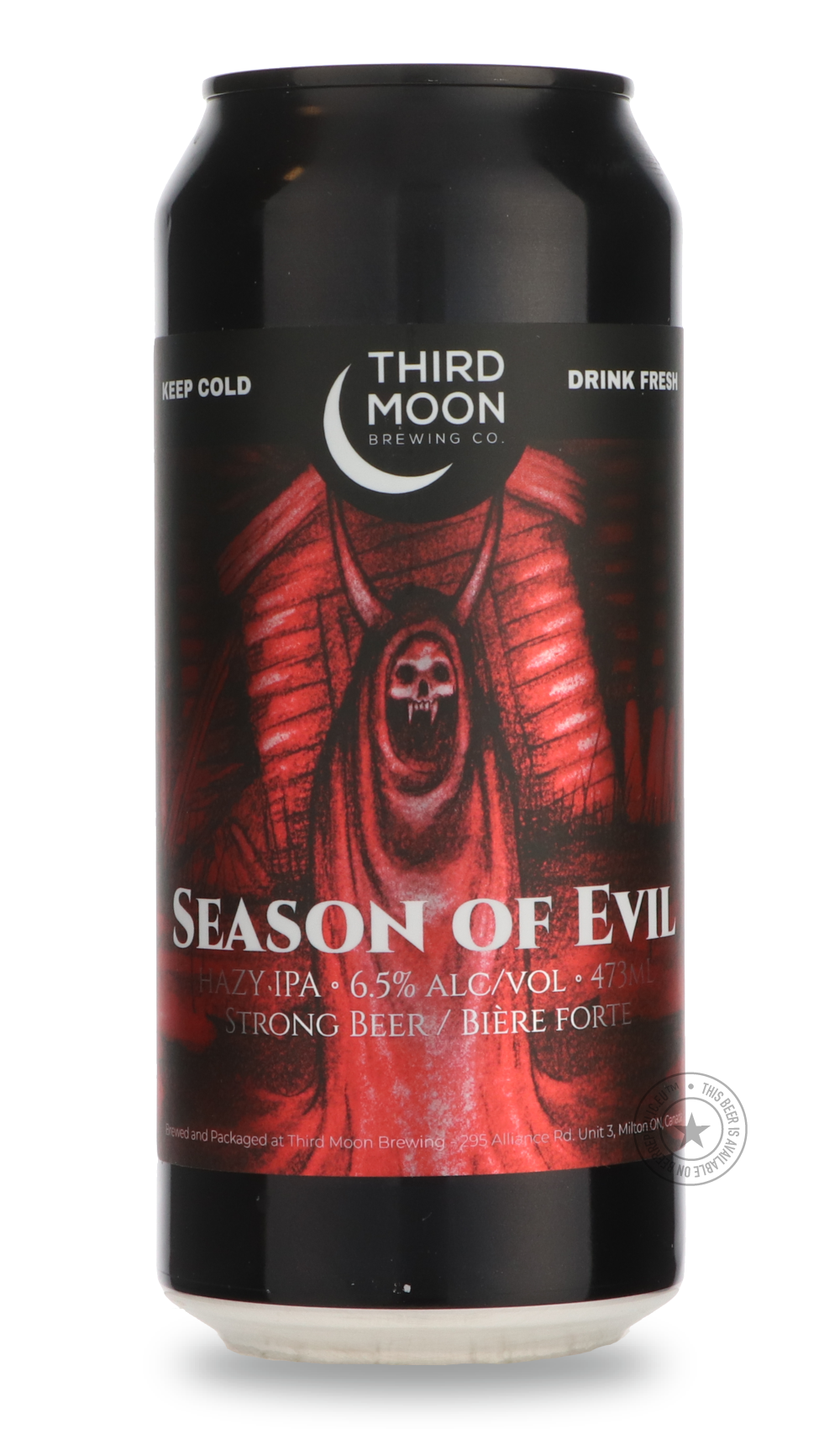 Season of Evil by Third Moon, beer label