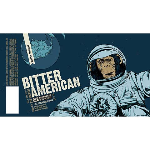 21st Amendment Bitter American Session Ale by 21st Amendment Brewery, beer label