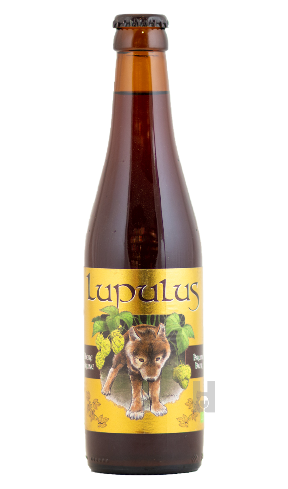 Lupulus Brune by Brasserie Lupulus, beer label