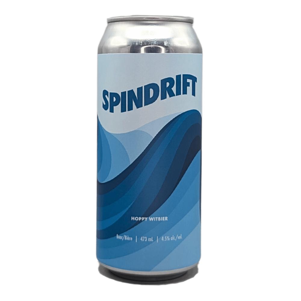 Company Spindrift Hoppy Witbier by Cabin Brewing Company, beer label