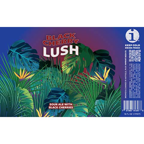 Imprint Beer Black Cherry Lush Sour Ale by Imprint Beer Company, beer label