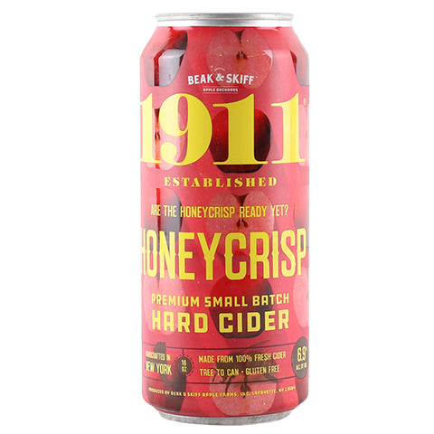 Beak & Skiff 1911 Honeycrisp Hard Cider by Beak & Skiff Apple Orchards, beer label
