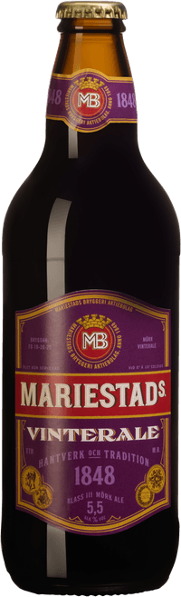 Mariestads Vinterale by Spendrups Bryggeri, beer label