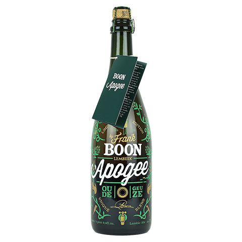 Boon Oude Geuze Apogee Lambic by Brouwerij Boon, beer label