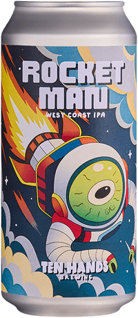 Rocket Man by Ten Hands Brewing, beer label