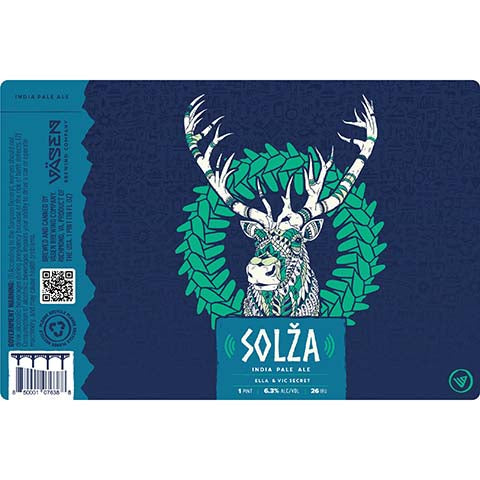 Vasen Solza IPA by Vasen Brewing Company, beer label