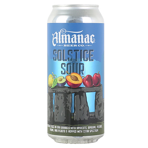 Almanac Solstice Sour by Almanac Beer Company, beer label