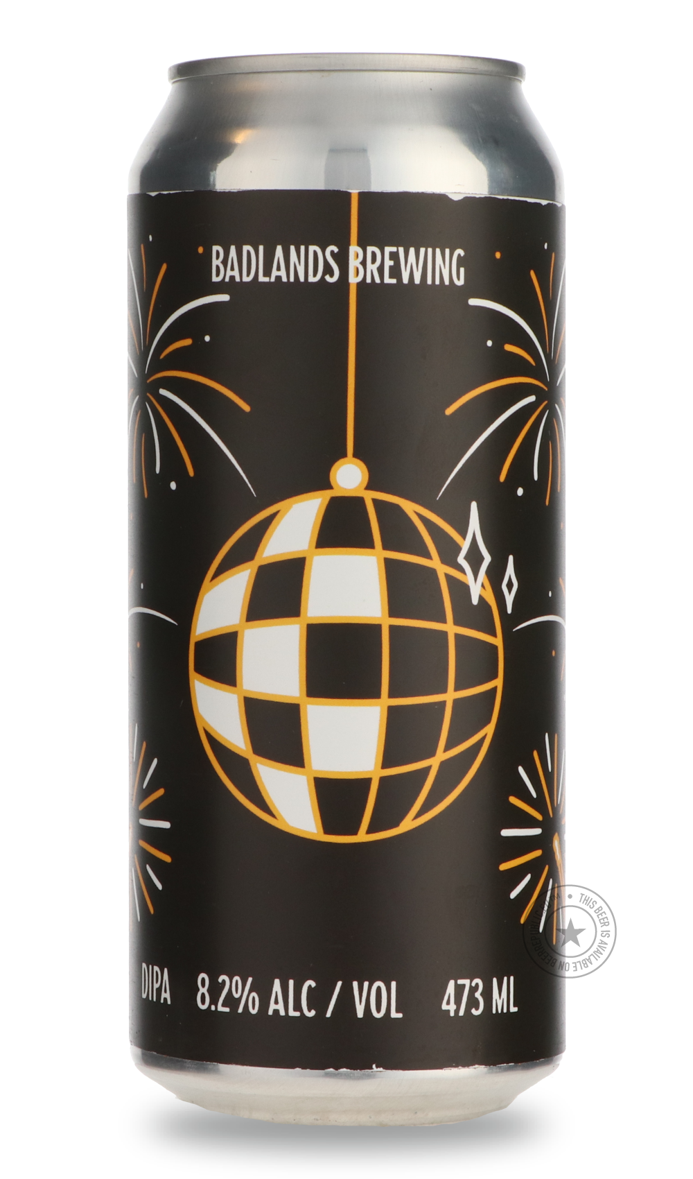 January DIPA by Badlands Brewery, beer label