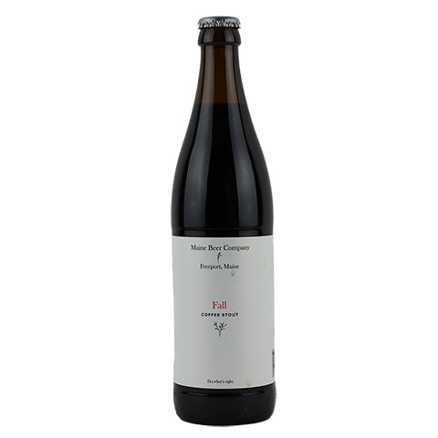 Maine Fall Coffee Stout by Maine Beer Co, beer label