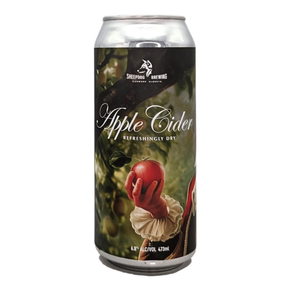 Dry Apple Cider by Sheepdog Brewing, beer label